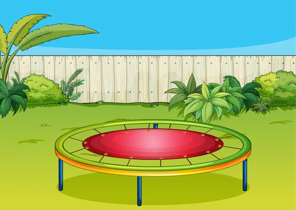 Un trampolino — Vettoriale Stock