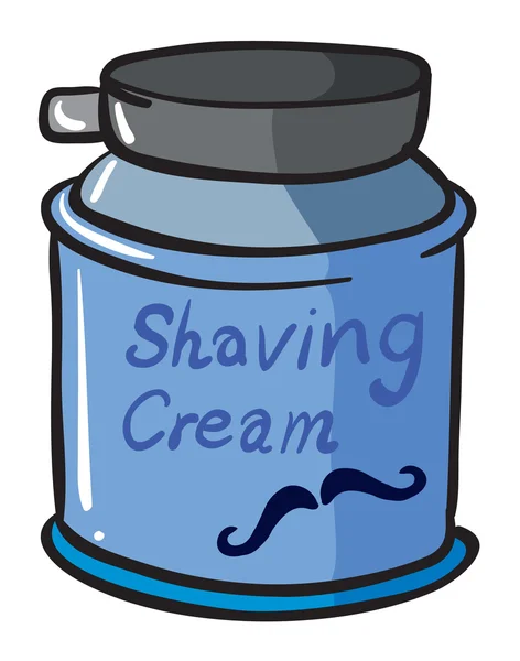 A shaving cream — Stock Vector