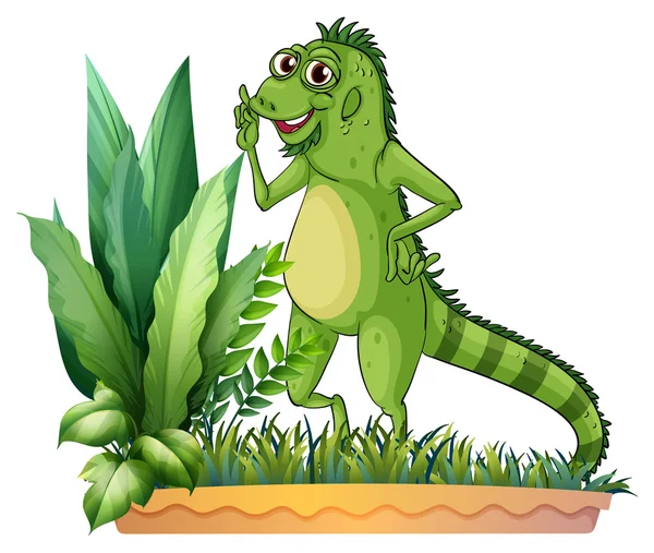 A big reptile — Stock Vector