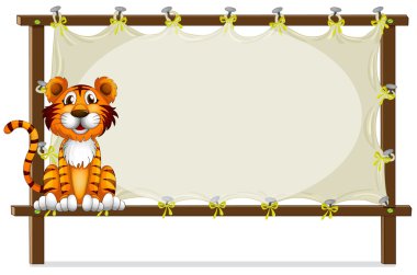 çerçevenin içine kaplan