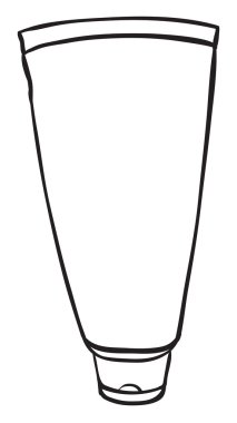 bir diş macunu tüpü