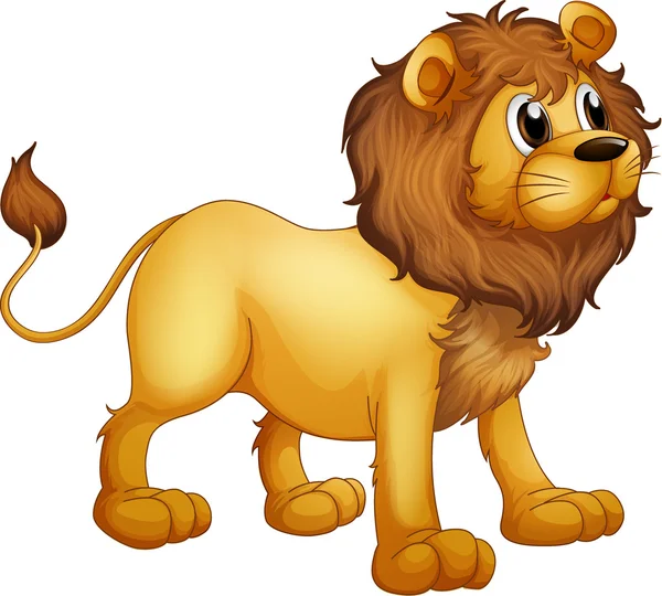 Un león fuerte — Archivo Imágenes Vectoriales