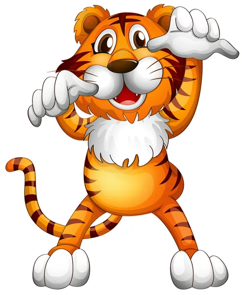 korkunç bir küçük kaplan