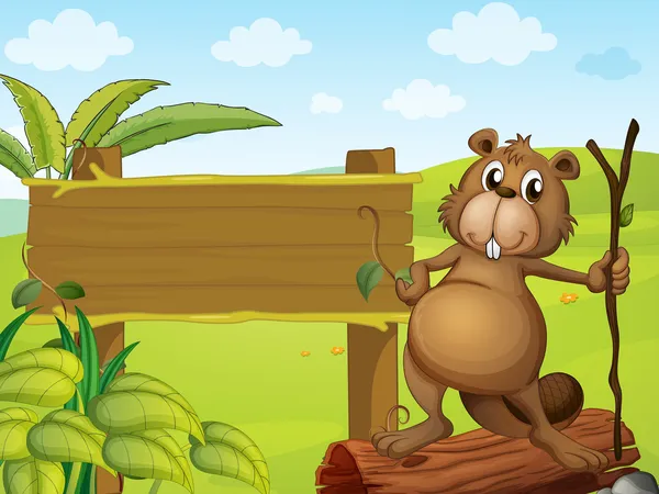 Kunduz yanında bir tabela