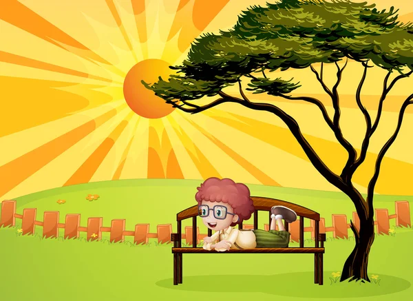 genç bir çocuk parkı