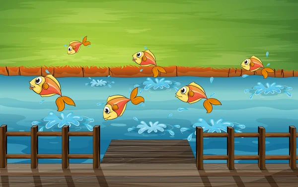 En skola fisk — Stock vektor