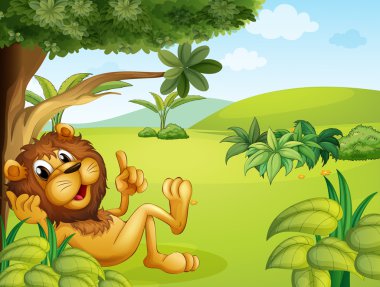 dinlenmeye ayırdığınız aslan