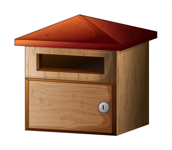 Treasure Chest Box Paper Model Cut Out Fold Glue Template Stock Vector