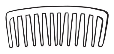 A comb clipart