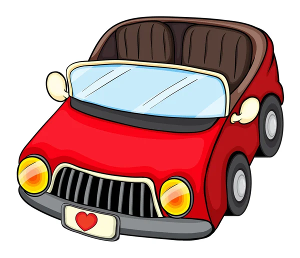 A red vehicle — Stock Vector