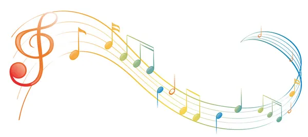 A music note — Stock Vector