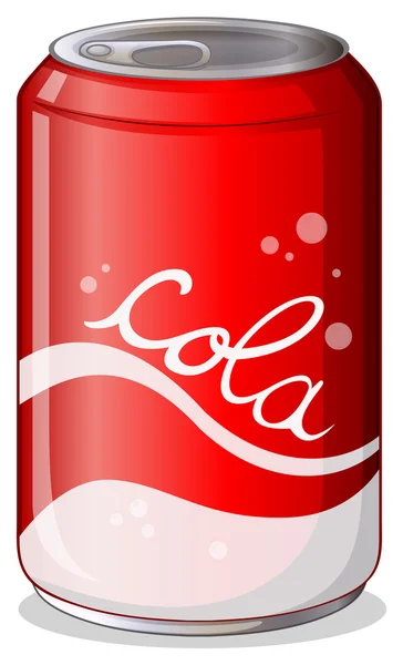 Eine Dose Cola — Stockvektor