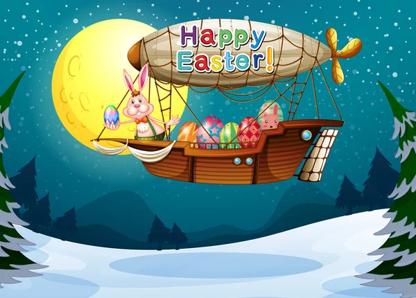 Happy easter groet — Stockvector