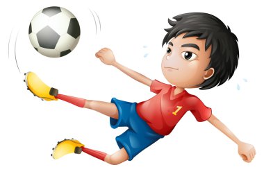 bir futbolcu