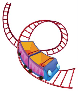 A roller coaster ride