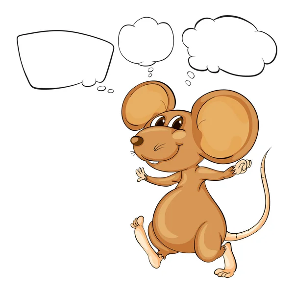 Сильна коричнева миша — стоковий вектор