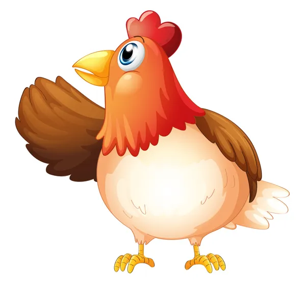Uma galinha mãe —  Vetores de Stock