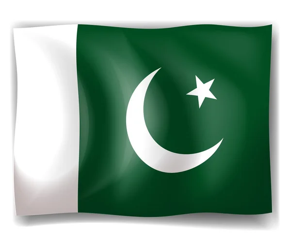 Flagge von Pakistan — Stockvektor