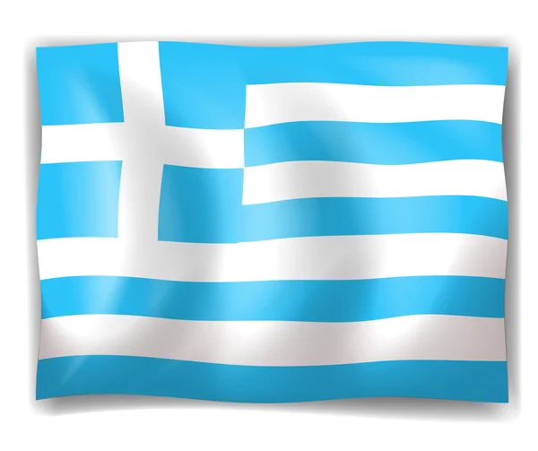 Bendera Yunani - Stok Vektor