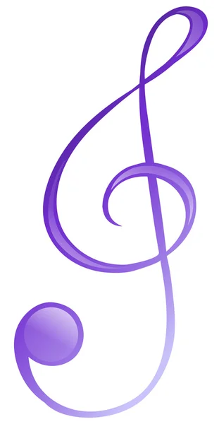Een muzikale symbool — Stockvector