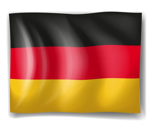 Un drapeau allemand — Image vectorielle