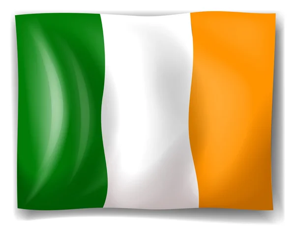 Bandeira da Irlanda — Vetor de Stock