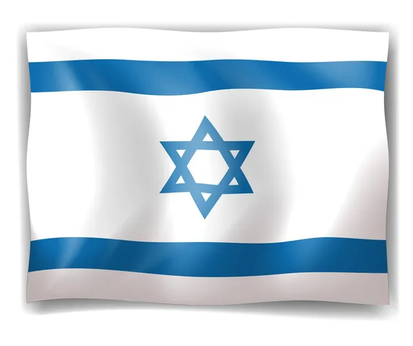 Прапор Ізраїлю — стоковий вектор