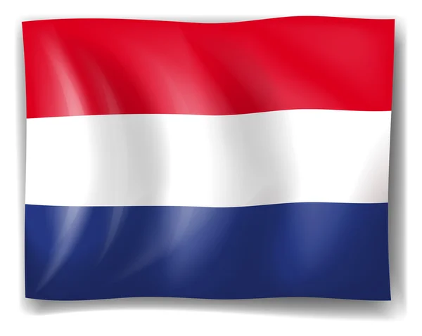 Flagge der Niederlande — Stockvektor