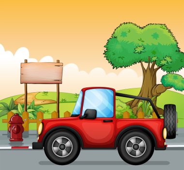 bir boş kartı Street