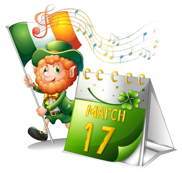Egy ünnep, a St. Patrick — Stock Vector