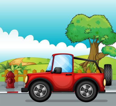 Kırmızı cip Street