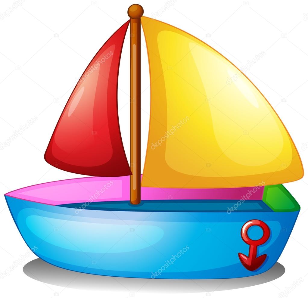 A colorful boat Stock Vector by ©interactimages 21917317