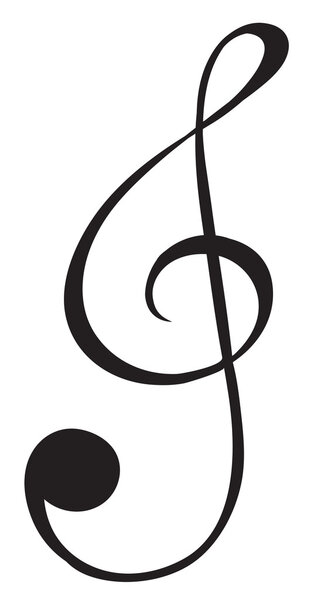 A G-clef sign