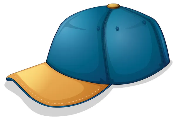 Una gorra azul — Vector de stock