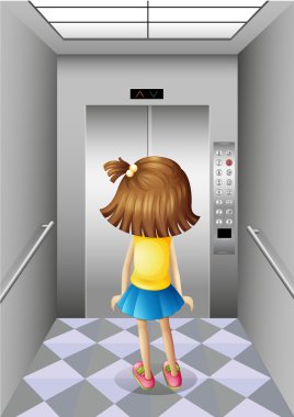 Asansör, küçük bir kız