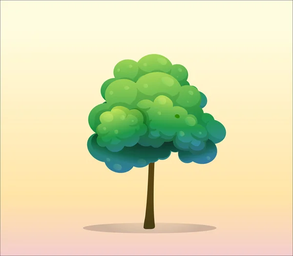 Un grand arbre — Image vectorielle