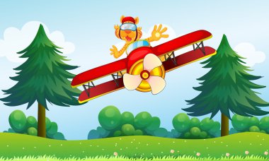 uçağa binme övünen kaplan