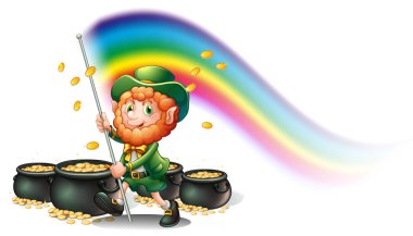 kap dolu olan bir adam