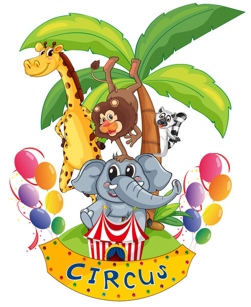 Остров, полный цирковых животных
