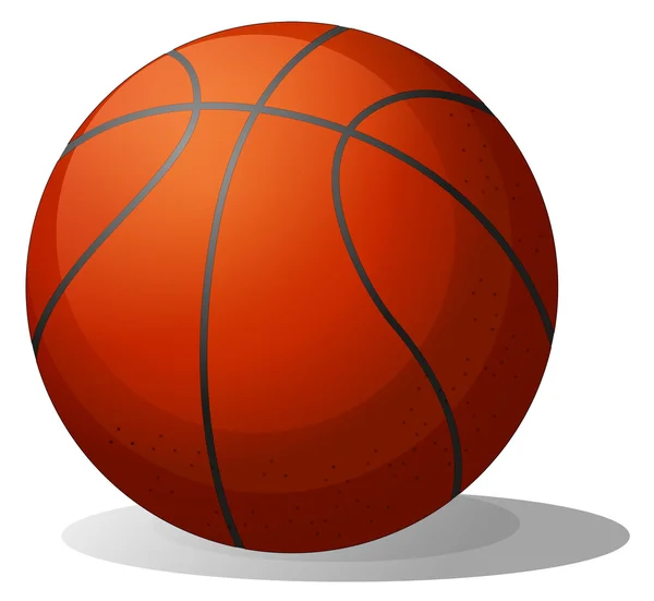 Una palla da basket — Vettoriale Stock