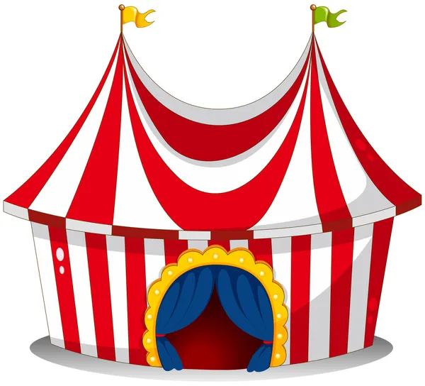 Una carpa de circo — Vector de stock