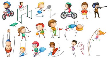 Different sports activities