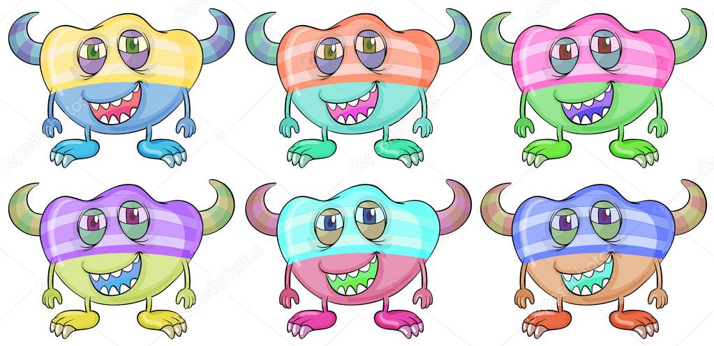 Colorful monsters