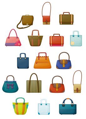 Different designs of bags