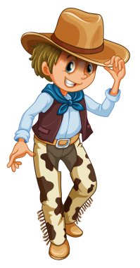 genç bir kovboy