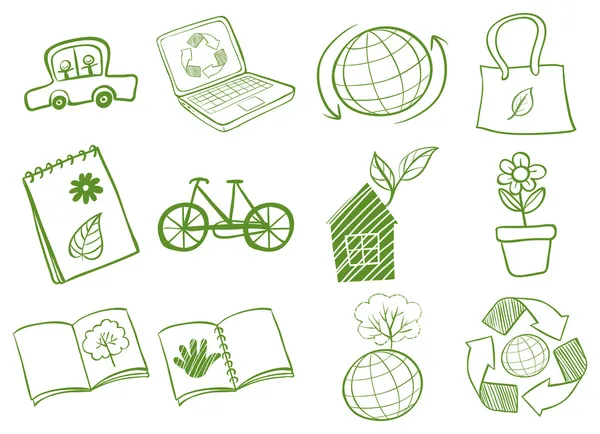 Design de logotipo ecológico —  Vetores de Stock