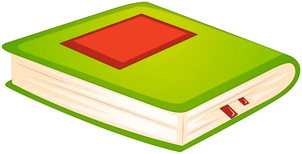 A green book — Stock Vector