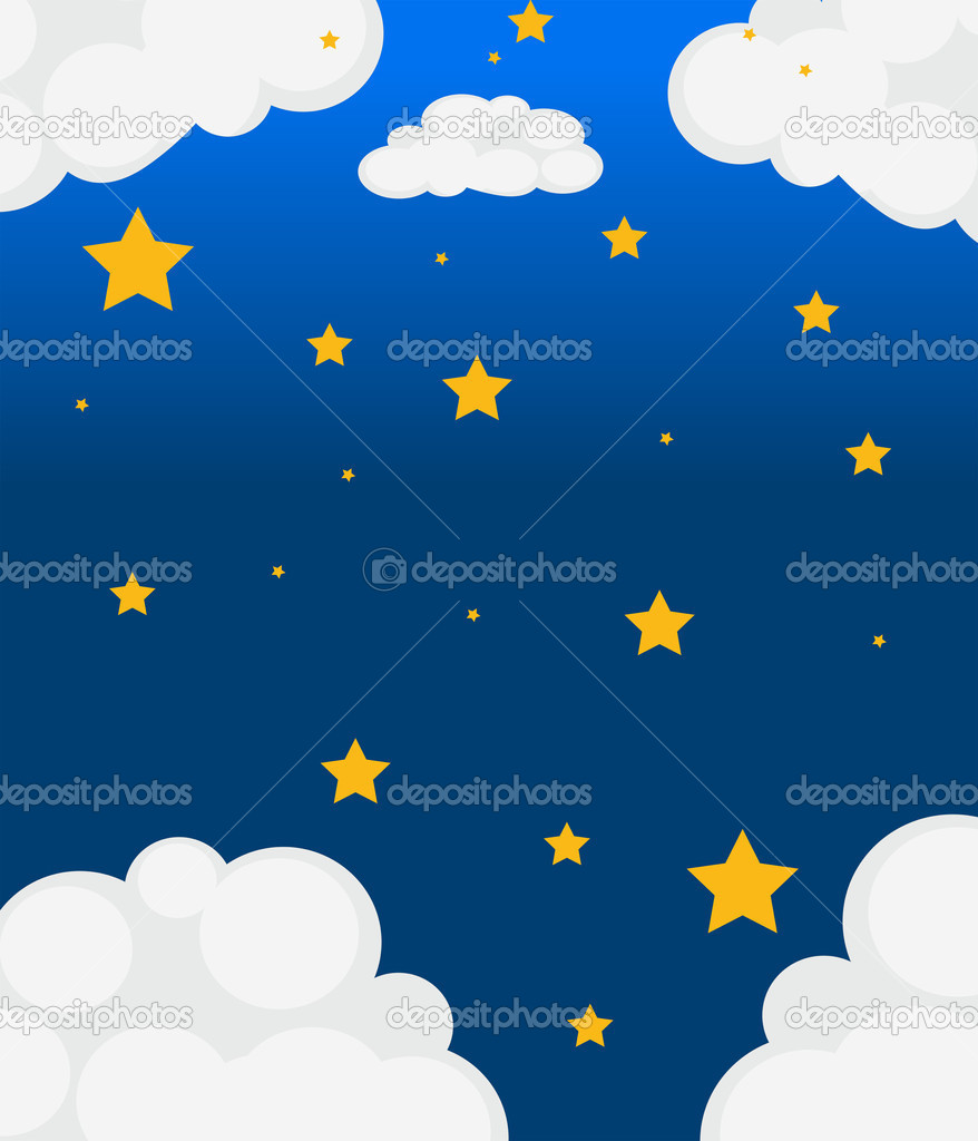 A sky with bright stars