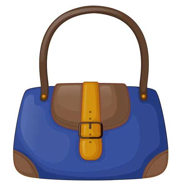 Eine blaue Bürotasche — Stockvektor