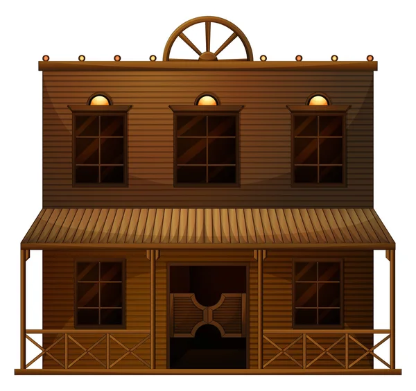 Een wild west-bar — Stockvector